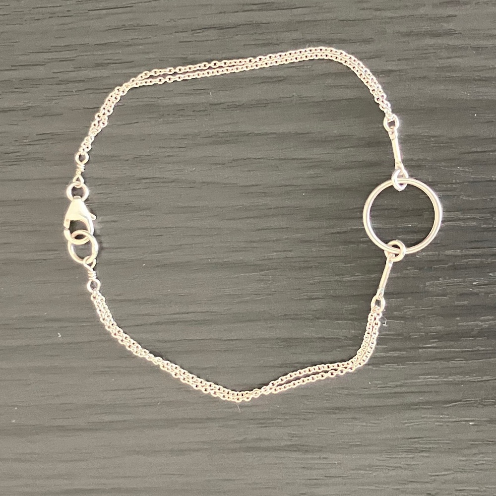 Sterling Silver Double Bracelet